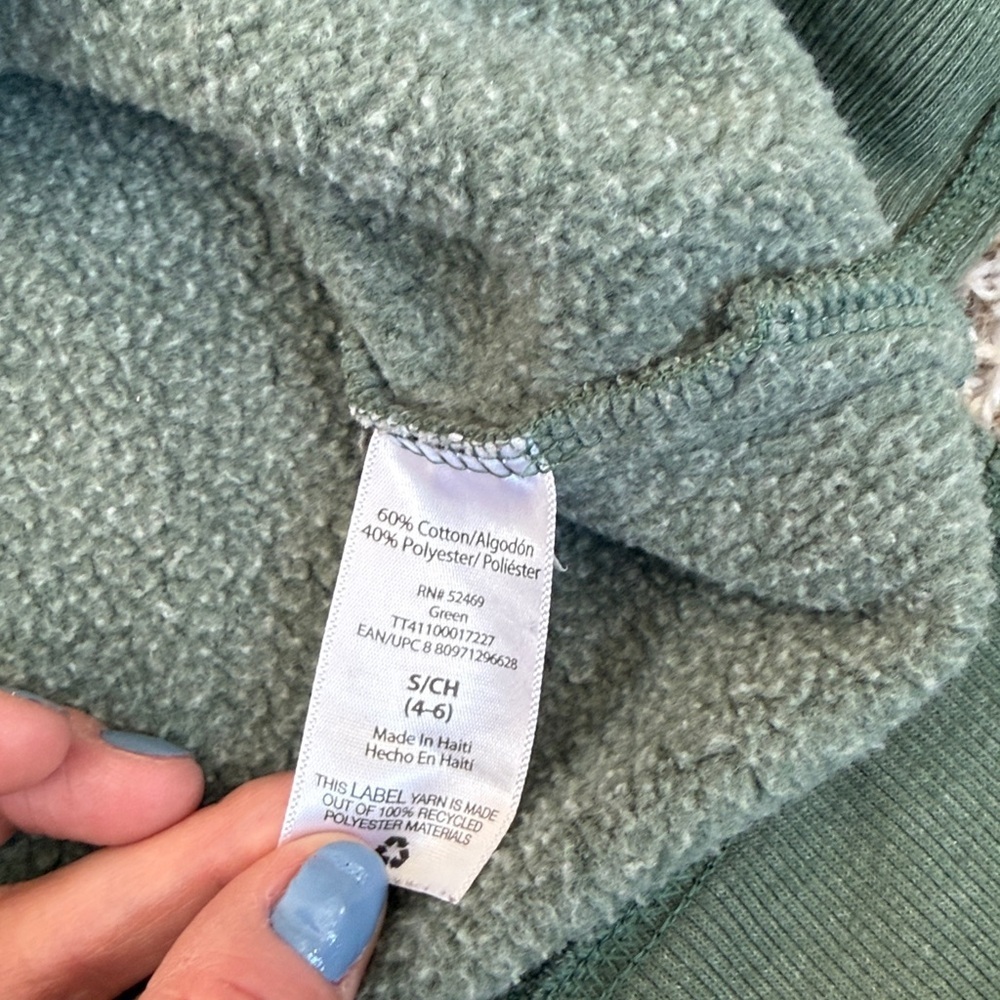 Time and Tru Turtleneck Oversized Green Size Small - Picture 12 of 12